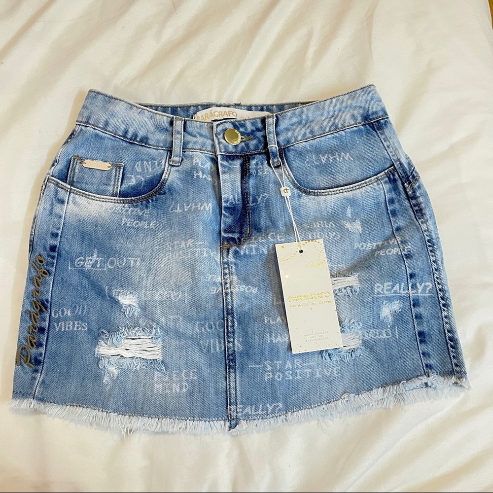 Brazilian denim skirt